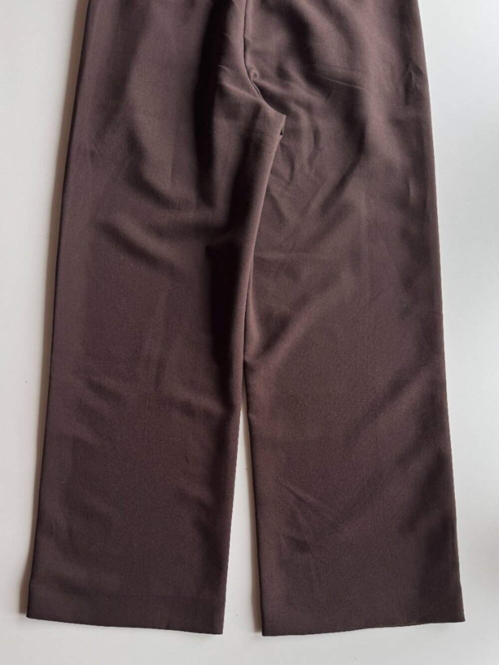 NWT ABERCROMBIE & FITCH Sloane Brown Tailored Wide Leg Trousers Pants, Size 30 - Picture 10 of 14